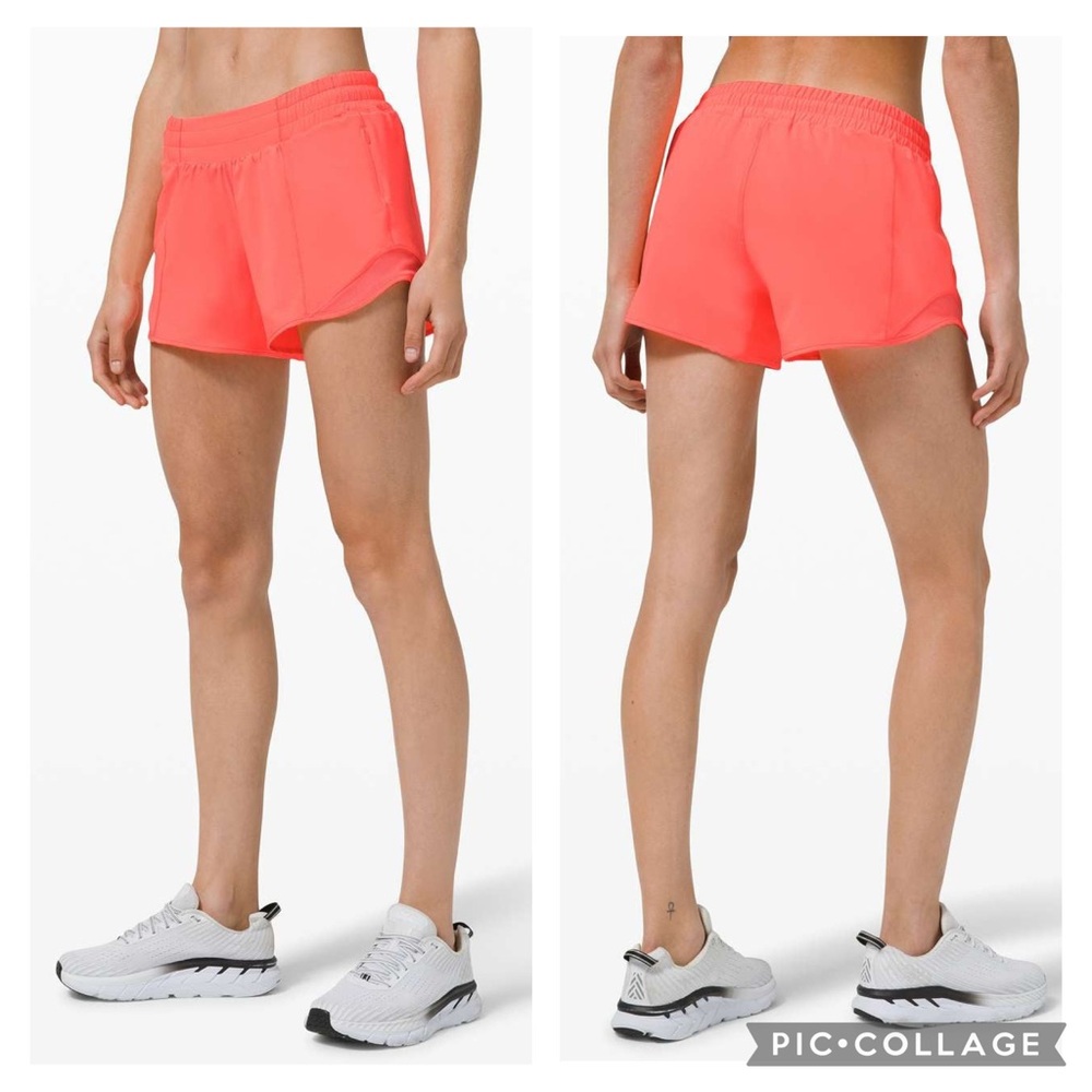 Lululemon Hotty Hot Short II *Long 4" Size 8